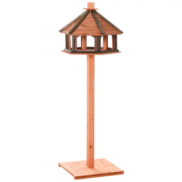 Nichoir Mangeoire en Bois avec Support