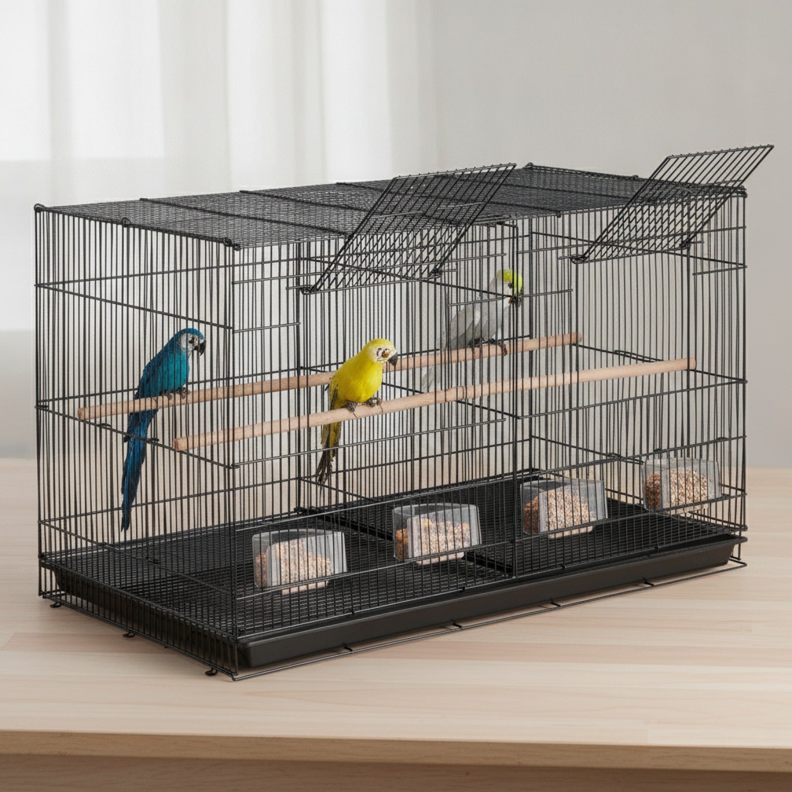 Cage à Oiseaux Empilable de Voyage