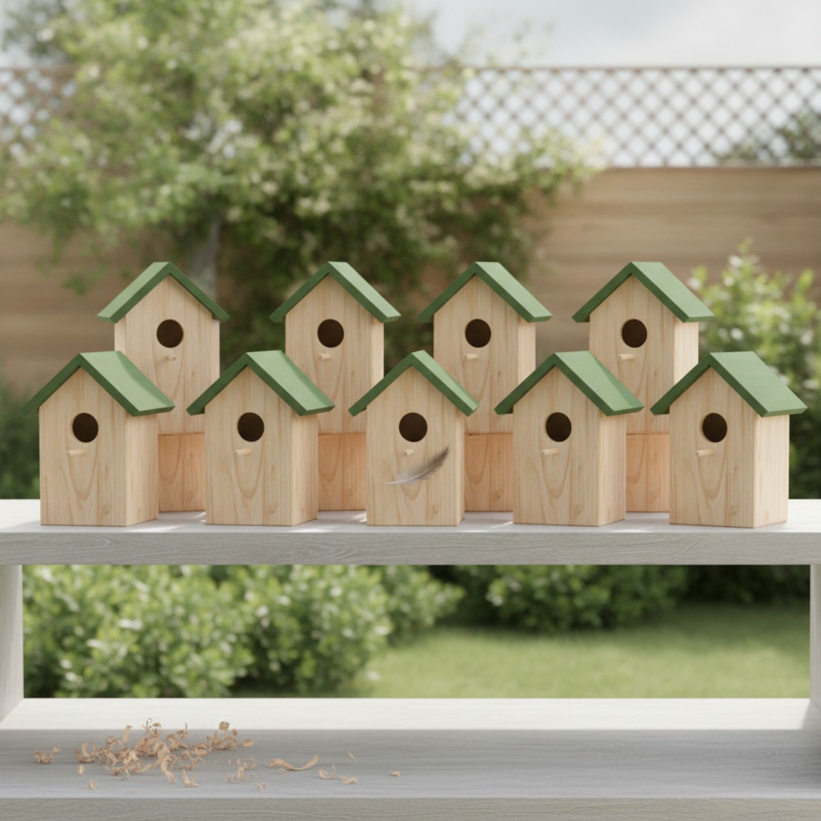 Nichoirs en Bois de Sapin – Lot de 10