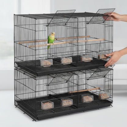 Cage à Oiseaux Empilable de Voyage