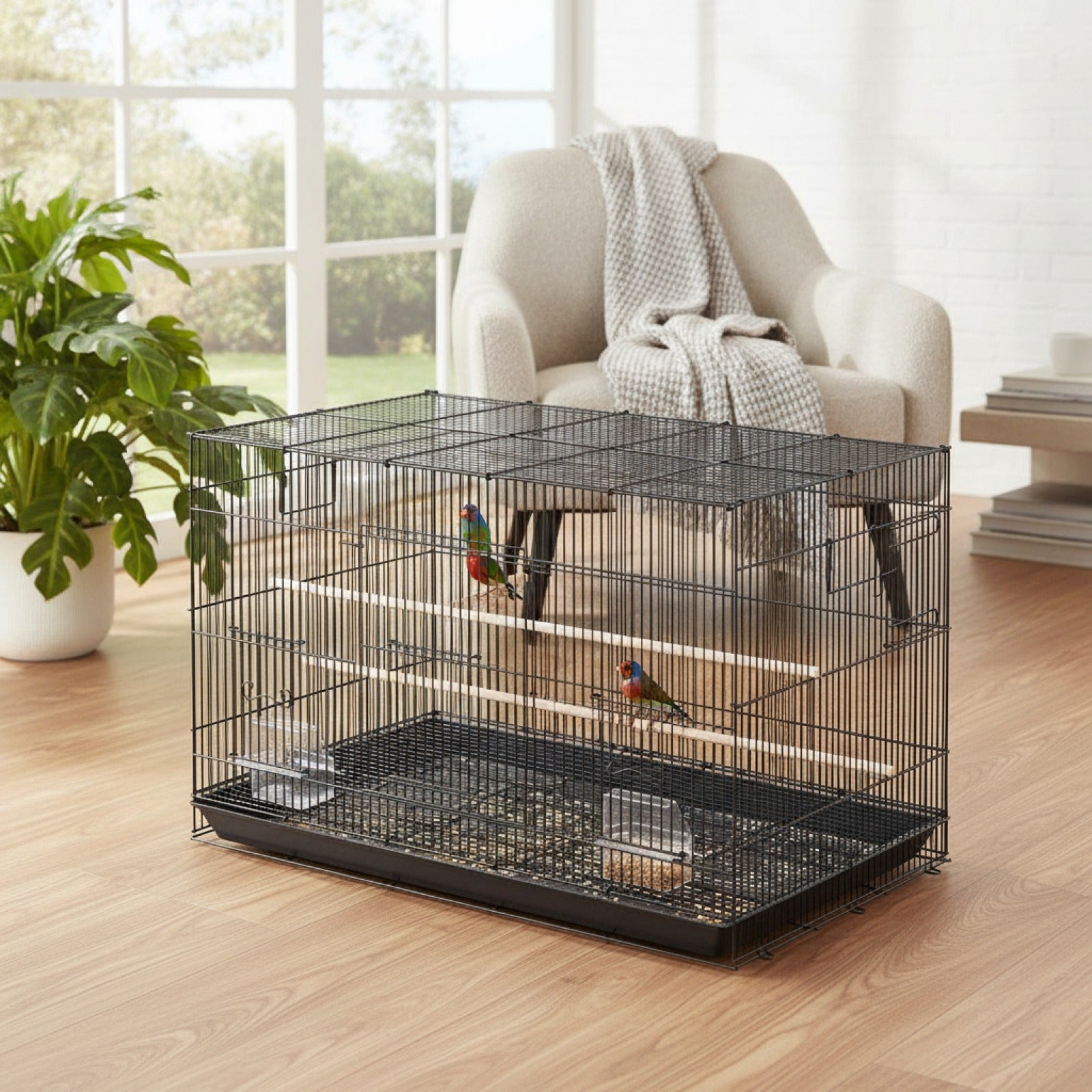 Volière en Acier pour Oiseaux – Grande et Sécurisée