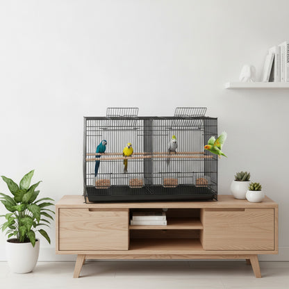 Cage à Oiseaux Empilable de Voyage